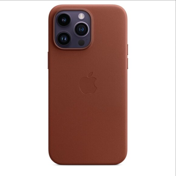 Apple iPhone 14 Pro Max Leather Case MagSafe Umber - Picture 1 of 4